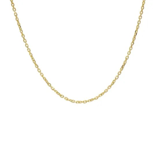 Stříbrný zlacený řetízek Victoria Cruz A0002-50DG