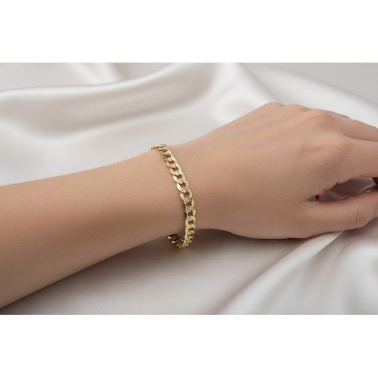 Zlatý 585/1000 náramek panzer 1220