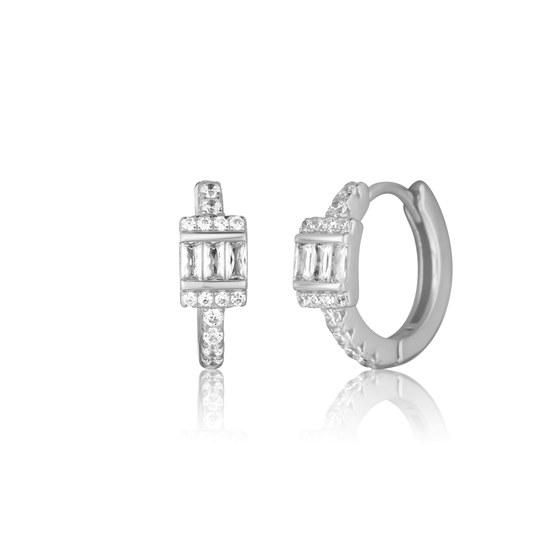 Náušnice JVD SVLE3076XH2BI00 stříbrné