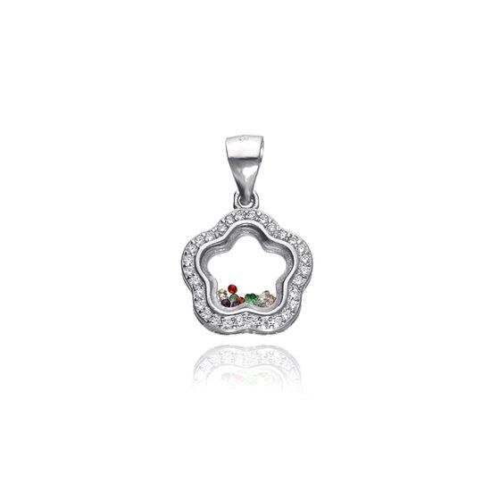 MOISS stříbrný přívěsek KVĚTINA