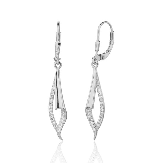 Náušnice JVD SVLE3404XJ6BI00 stříbrné