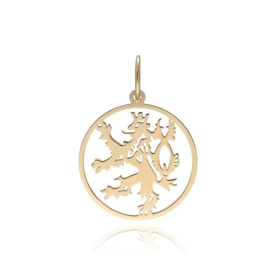 MOISS přívěsek ze žlutého zlata ČESKÝ LEV