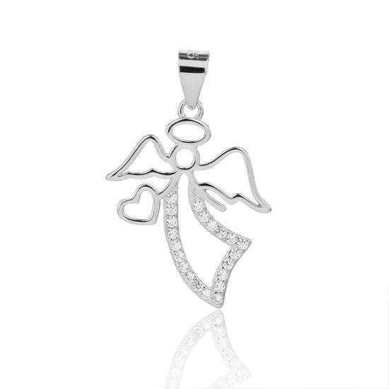 Přívěsek JVD SVLP1444XJ6BI00 stříbrný