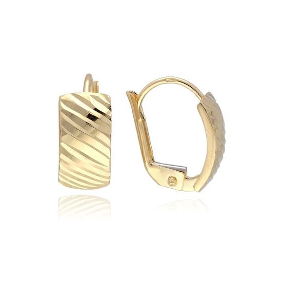 MOISS náušnice ze žlutého zlata