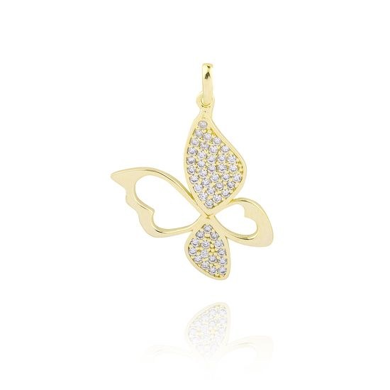 MOISS přívěsek ze žlutého zlata MOTÝL