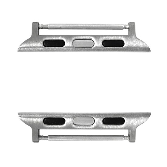 LAVVU stříbrné konektory pro APPLE WATCH 42-44 mm