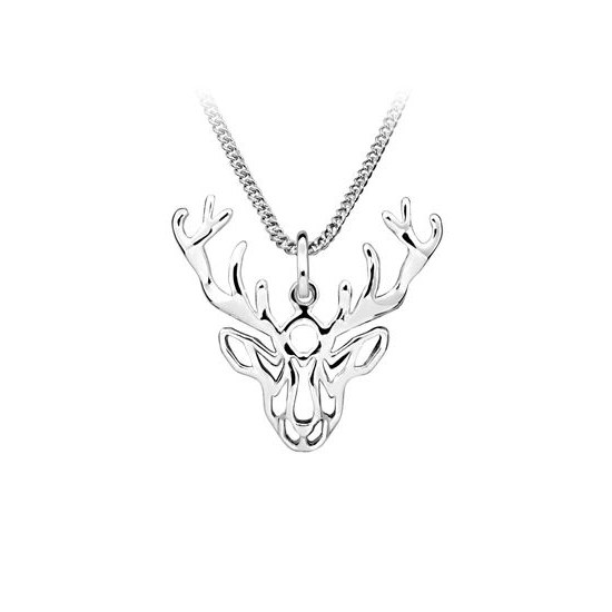 MOISS stříbrný přívěsek JELEN