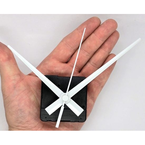 Hodinový strojek s tichým chodem včetně bílých ručiček HRP76W