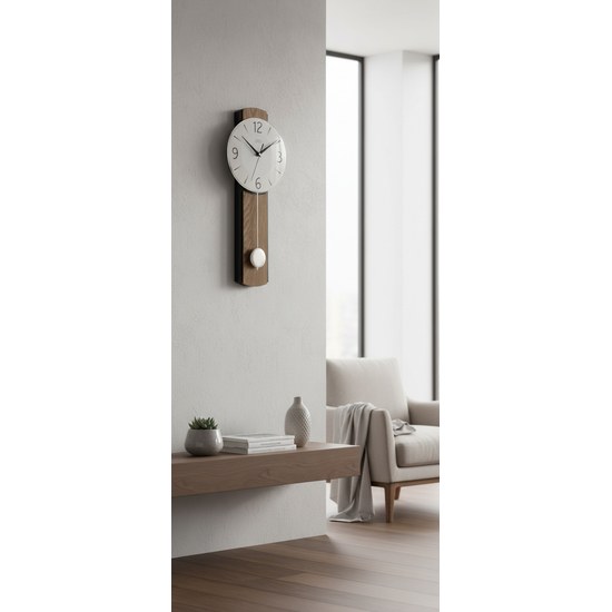 JVD NS22017.78 - Nástěnné kyvadlové hodiny