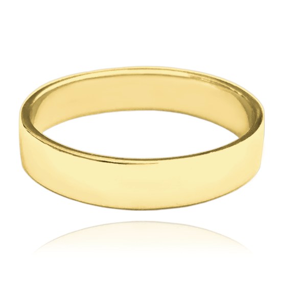 MINET Pozlacený stříbrný snubní prsten