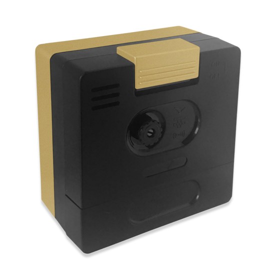 LAVVU Zlatý budík SWEEP s plynulým chodem LAS3013