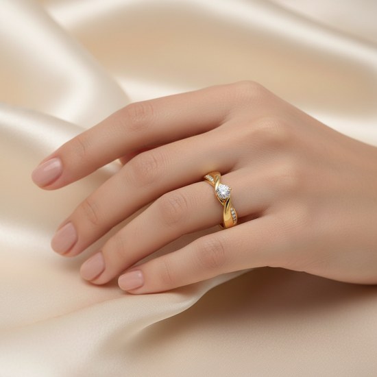 Zlatý 585/1000 prsten s brilianty 381.2838 0,10+0,04ct