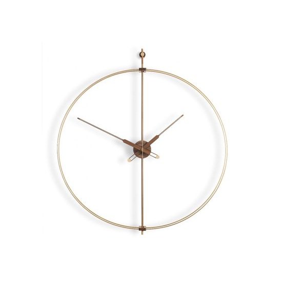 Designové nástěnné hodiny Nomon Barcelona Premium Gold 103cm