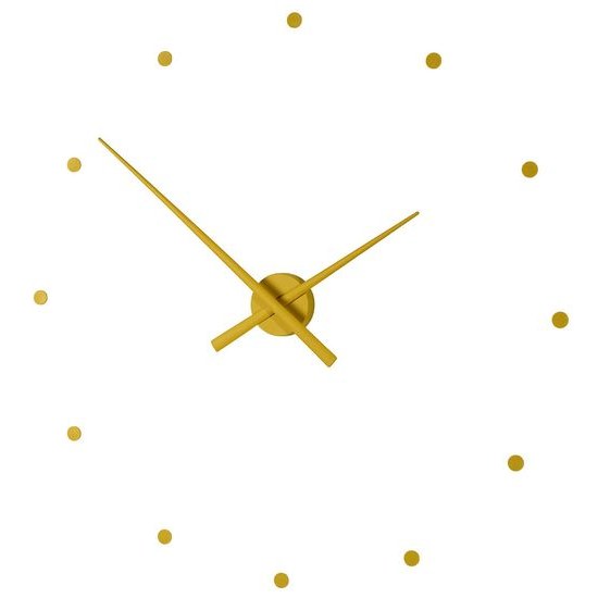 Hodiny Nomon OJ hořčicové 50cm