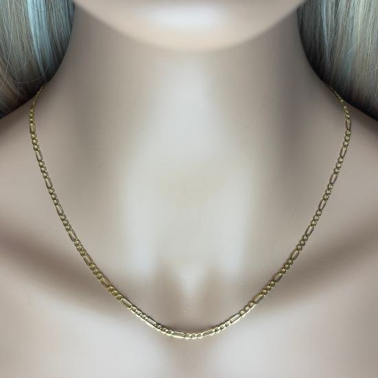 Zlatý 585/1000 řetízek figaro TU-2000