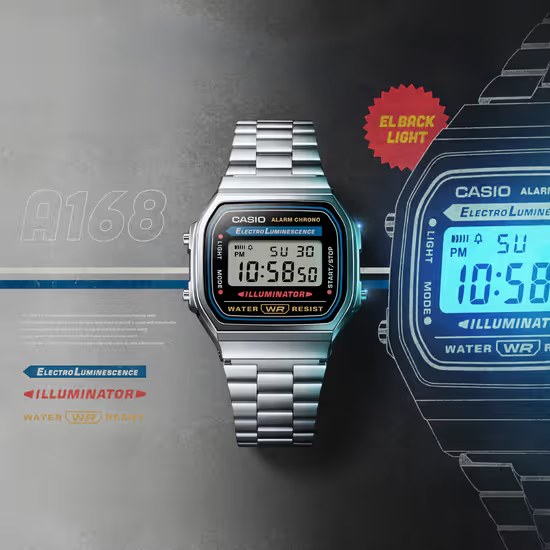 Hodinky Casio A168WA-1YES