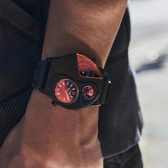 Hodinky Storm NAVITREK RUBBER SLATE RED