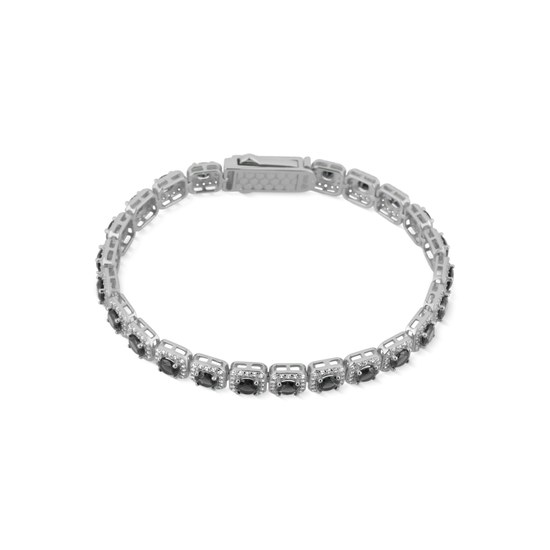 Náramek JVD SVLB0522XK6BL18 stříbrný