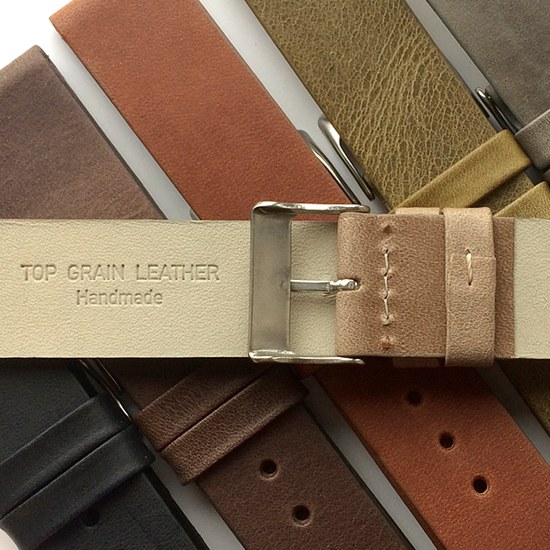 Řemínek LAVVU PLAIN z luxusní kůže Top Grain LSCUG18