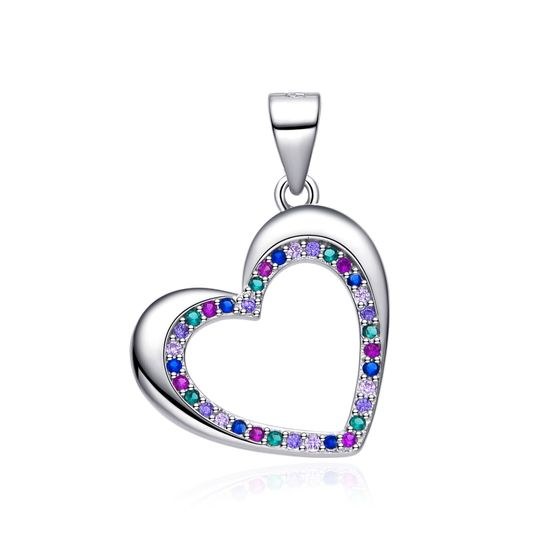 MOISS stříbrný přívěsek SRDCE