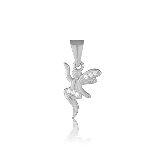 Přívěsek JVD SVLP0932SD5BI00 stříbrný