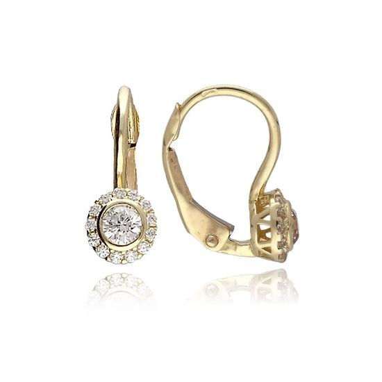 MOISS náušnice ze žlutého zlata