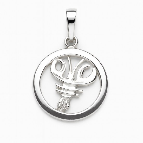 Stříbrný přívěsek zvěrokruh Rak kolečko