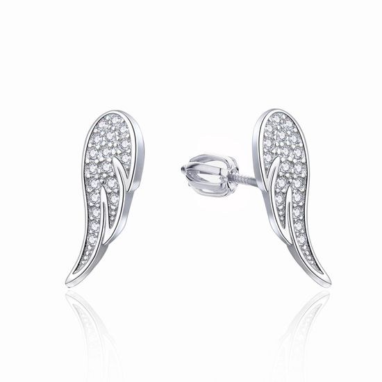 MOISS stříbrné náušnice KŘÍDLA