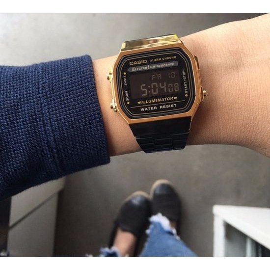 Hodinky Casio A168WEGB-1BEF