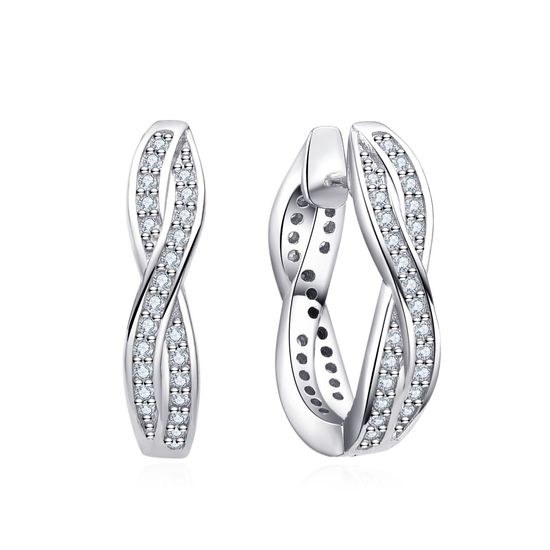 MOISS stříbrné náušnice