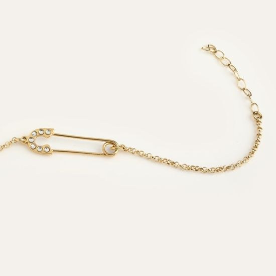 Stříbrný zlacený náramek Victoria Cruz A3789-07DP