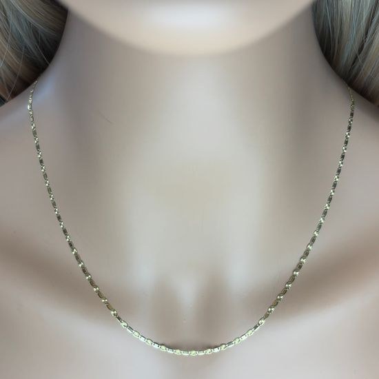 Zlatý 585/1000 řetízek žiletkový 1391