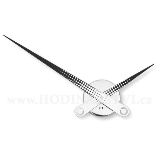 Designové nástěnné hodiny Future Time FT9630BK Hands 60cm