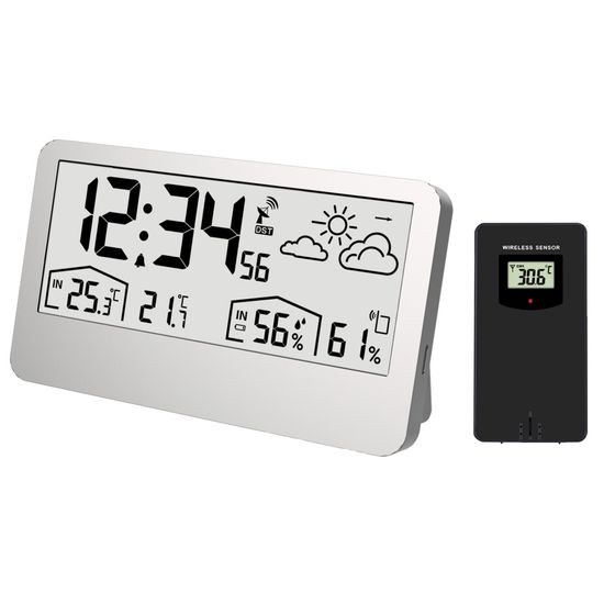 JVD RB3407.2 - Moderní budík s meteostanicí