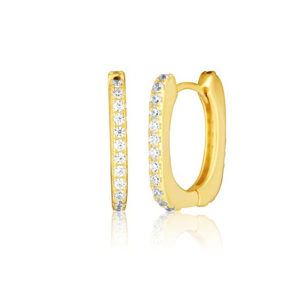 Náušnice JVD SVLE3100XH2GO00 stříbrné