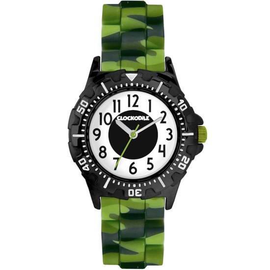 CLOCKODILE Svítící maskáčové sportovní chlapecké dětské hodinky SPORT 4.0 CWB0083