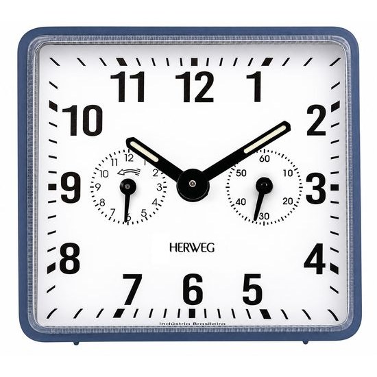 Mechanický budík Herweg 2245 BLUE