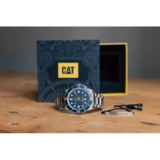 Hodinky CAT SET-QC-141-11-626 - dárkový set s náramkem
