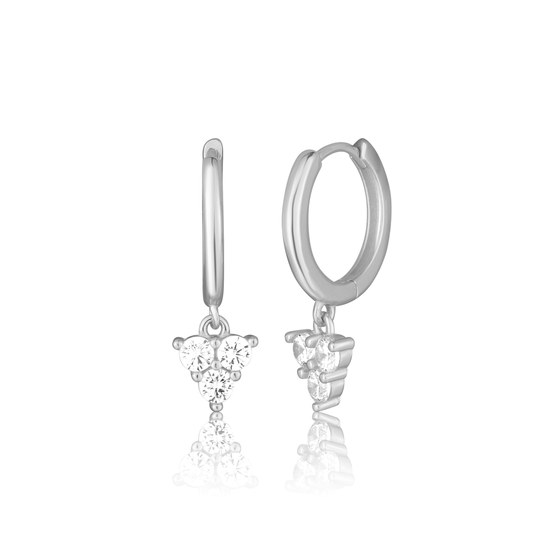 Náušnice JVD SVLE3083XH2BI00 stříbrné