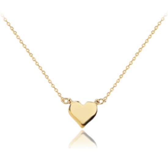 MINET Zlatý náhrdelník se srdíčkem Au 585/1000 1,80g