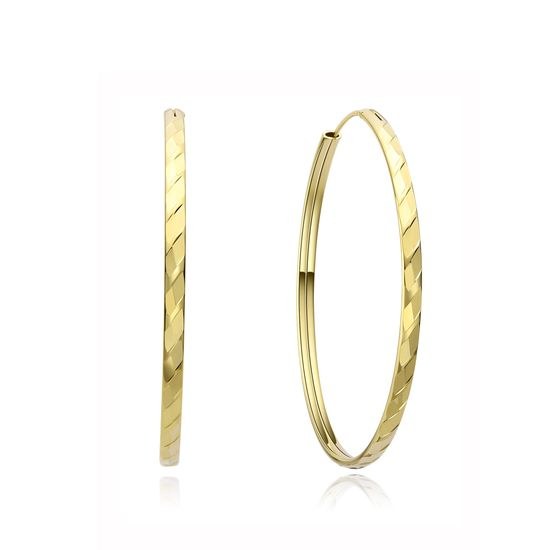 MOISS stříbrné náušnice GOLD