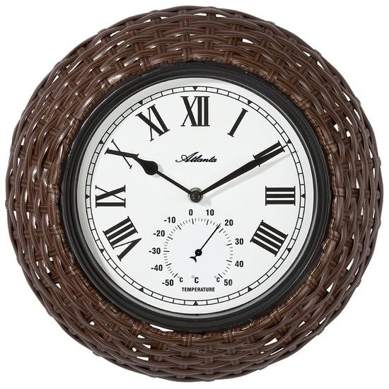 Atlanta 4477 - Hodiny s teploměrem