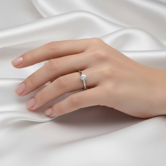 Zlatý 585/1000 prsten z bílého zlata s briliantem 386.2602 0,02ct