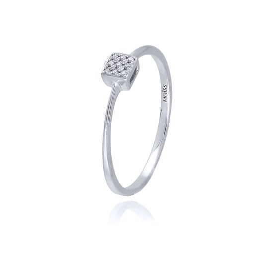 MOISS diamantový prsten z bílého zlata