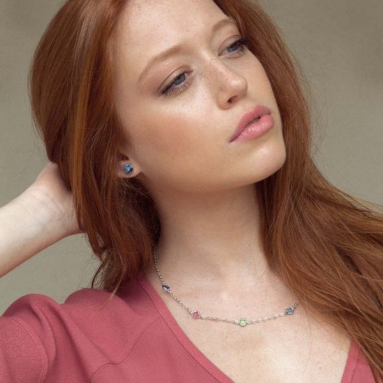 Stříbrný náhrdelník Victoria Cruz A3068-MHG