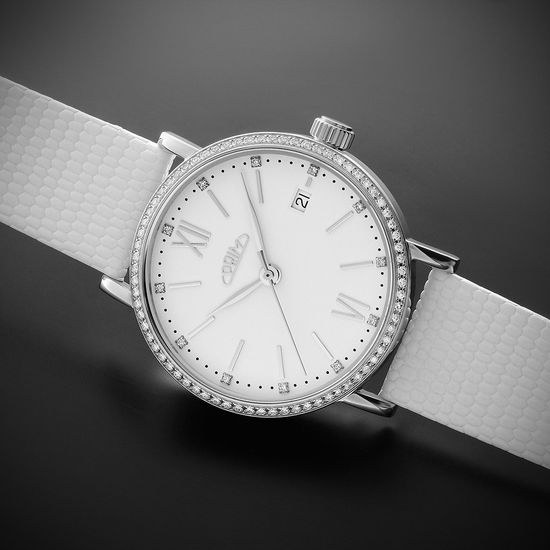 Hodinky PRIM Lady Elegant Gold Diamond W92P.13193.A