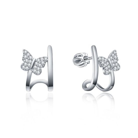MOISS stříbrné náušnice MMOTÝL