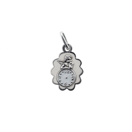 Zlatý 585/1000 přívěsek z bílého zlata anděl P69983