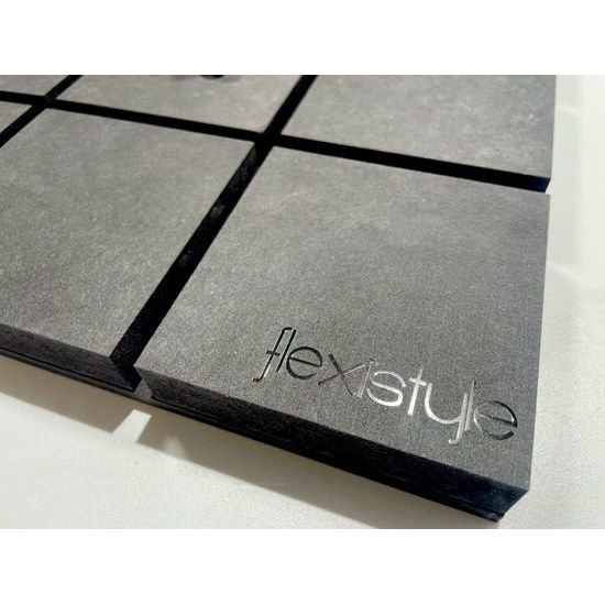 Flexistyle z243 - designové tmavé hodiny