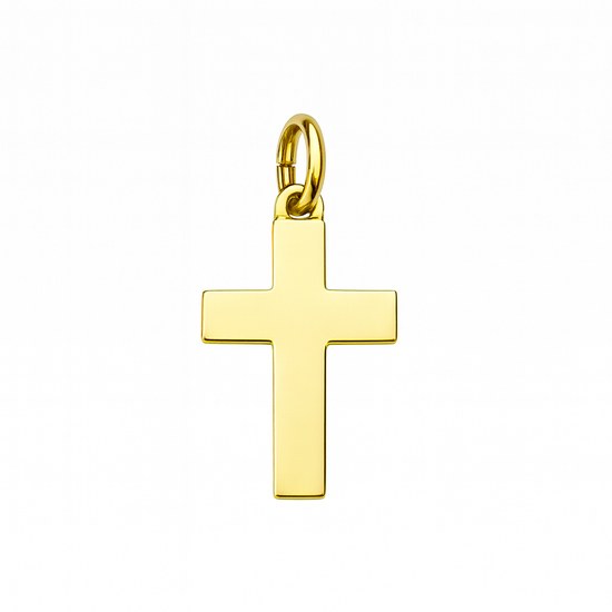 Zlatý 585/1000 přívěsek křížek 30230